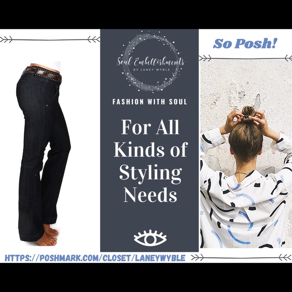 BoomBoom Bootie Sculpt Dark Indigo Low Rise Flares - Picture 2 of 16